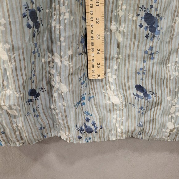 J. Jill Wrap Midi Dress Women's Size 10 Lined Sleeveless Floral Print Cottage - Picture 5 of 5